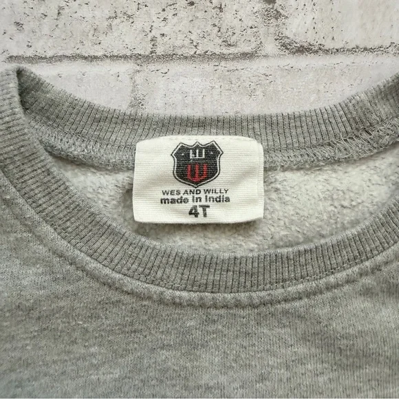 Chicago Blackhawks Kids Gray Sweatshirt - Picture 2 of 4